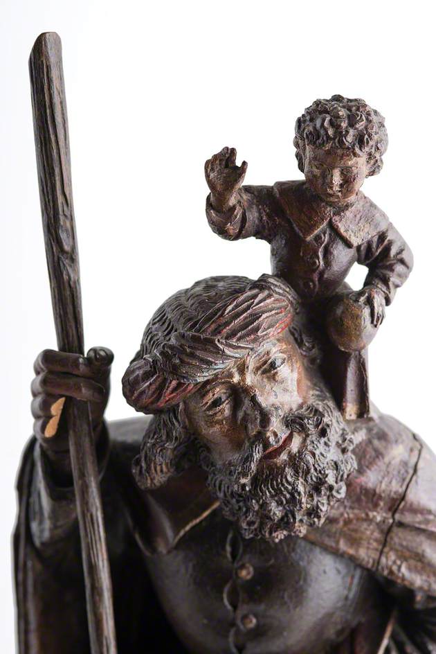 Saint Christopher Carrying the Christ Child