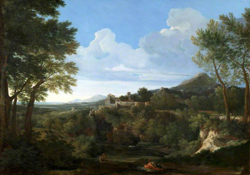 Ideal Landscape / Ideal Landscape With Juno Temple Of Agrigento 1794
