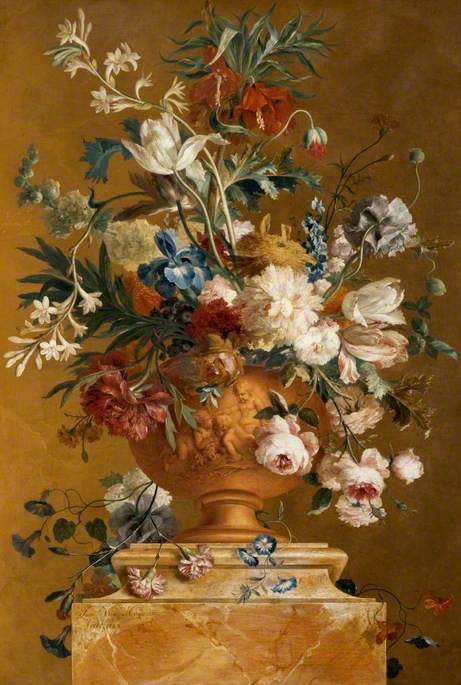 Still Life: Flowers in a Terracotta Urn