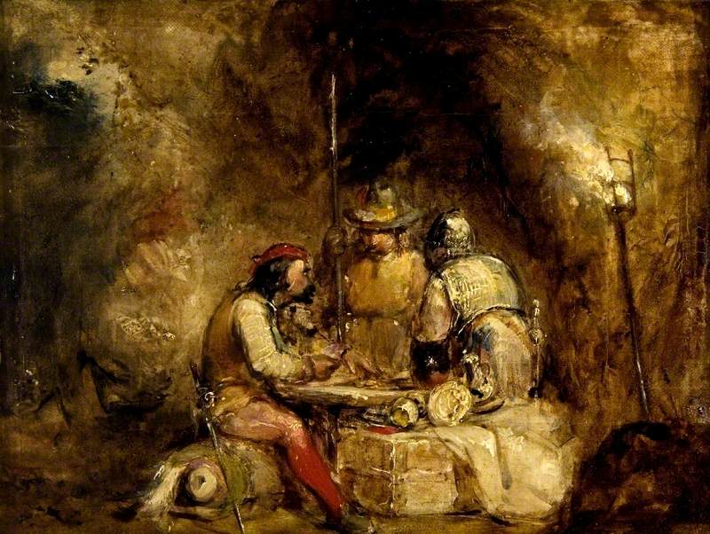Spanish Bandits in a Cave