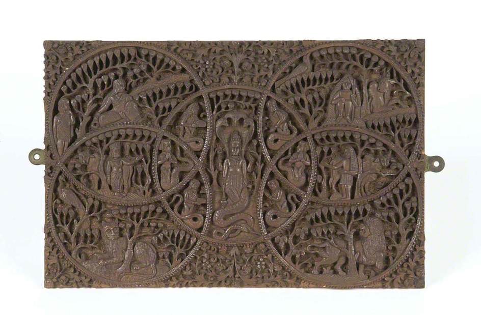 Carved Wooden Panel*