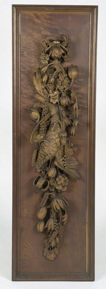 Carved Wood Relief*