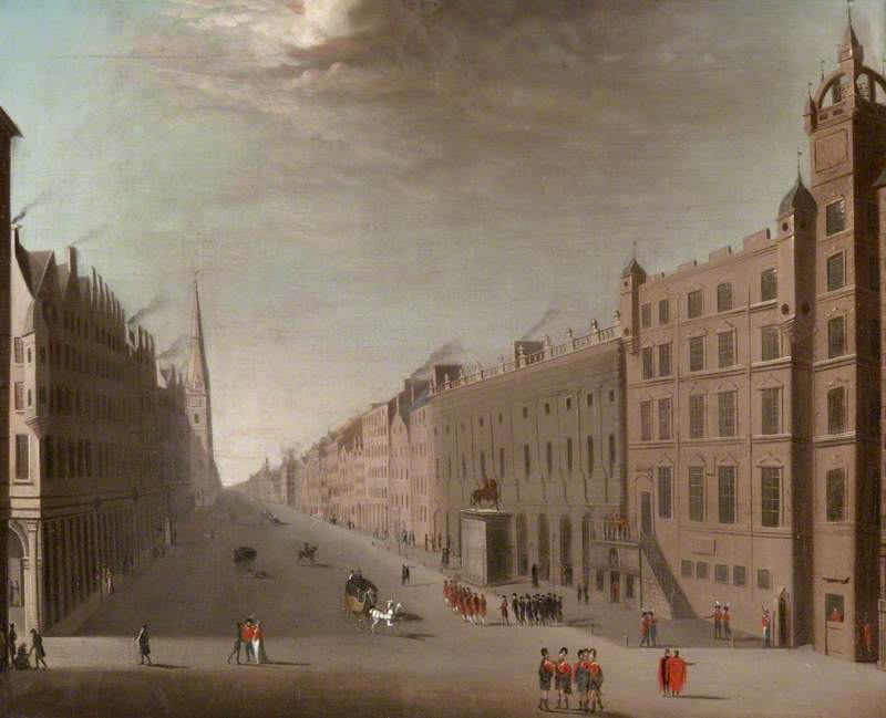 Trongate, Glasgow, Looking West from Glasgow Cross (after the Foulis Academy)