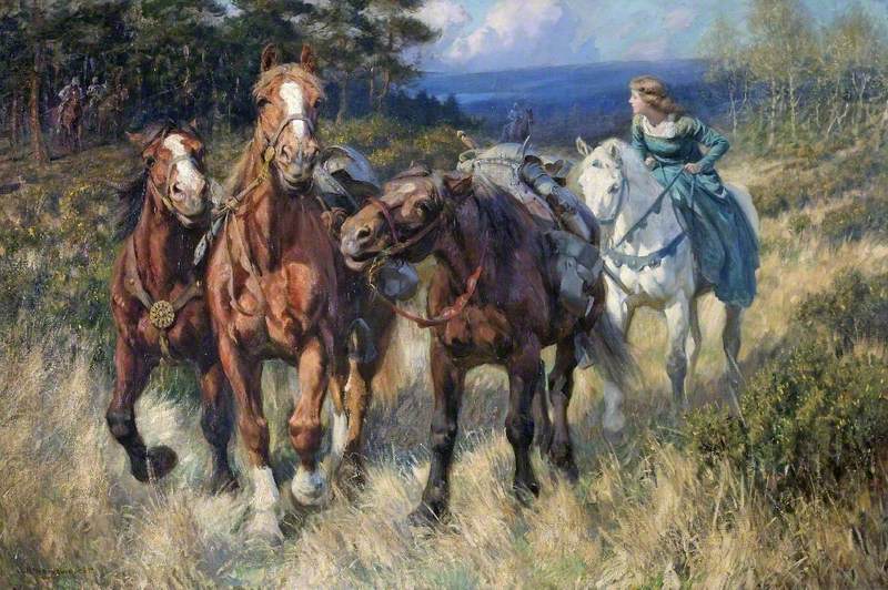 Enid Driving the Robbers' Horses