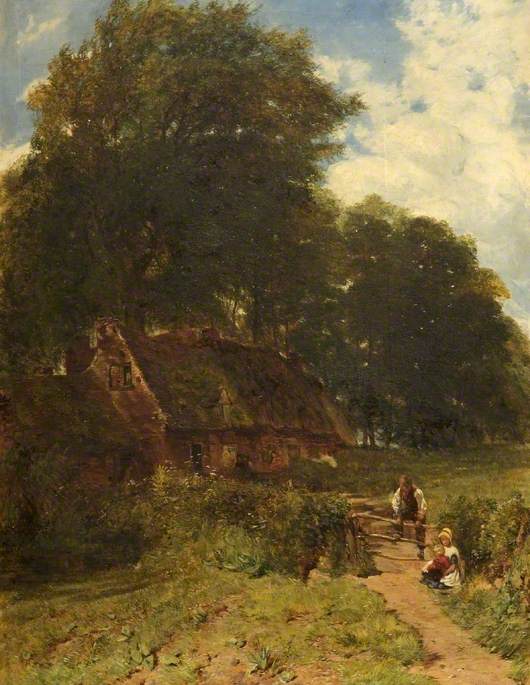 Cottage Scene, Warley, Worcestershire