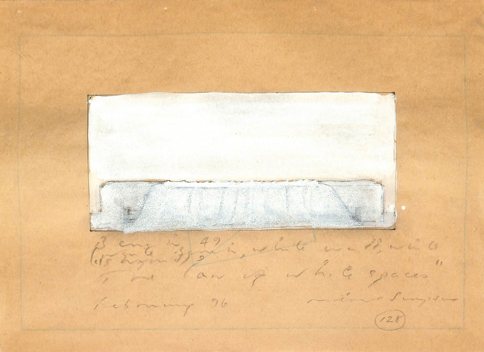 Drawing for Bench 49, 1996