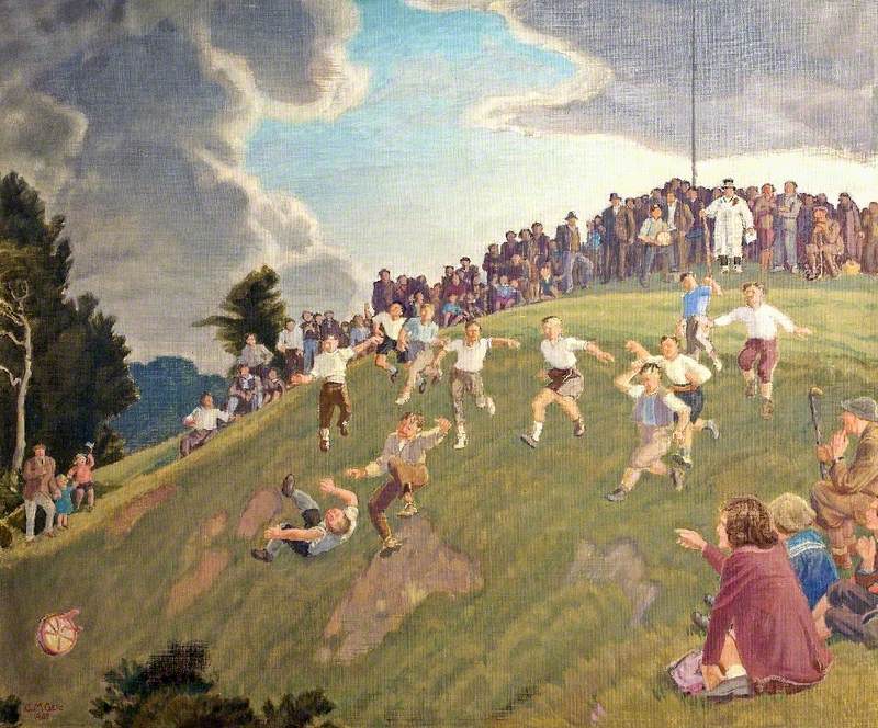 Cheese Rolling on Cooper's Hill, Gloucestershire