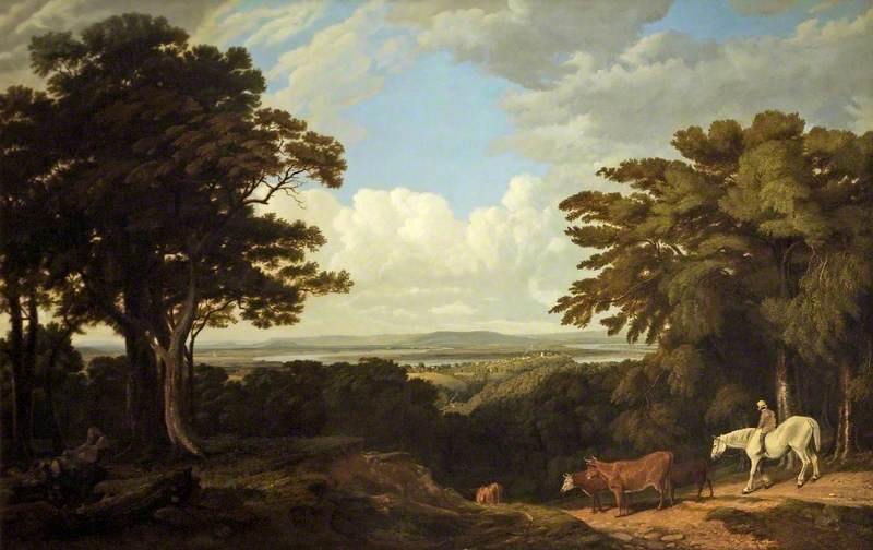 Newnham-on-Severn, Gloucestershire, from Dean Hill