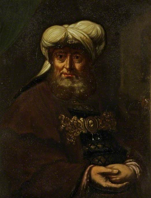 A Rabbi (King Uzziah Stricken with Leprosy)