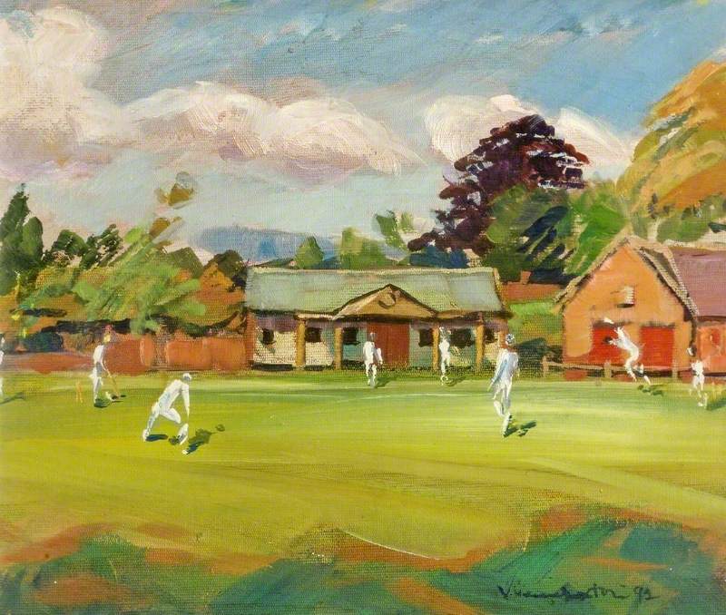 Cricket at Frampton, Gloucestershire