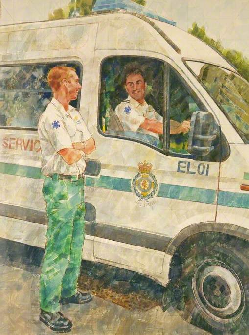 Ambulance Men and Ambulance