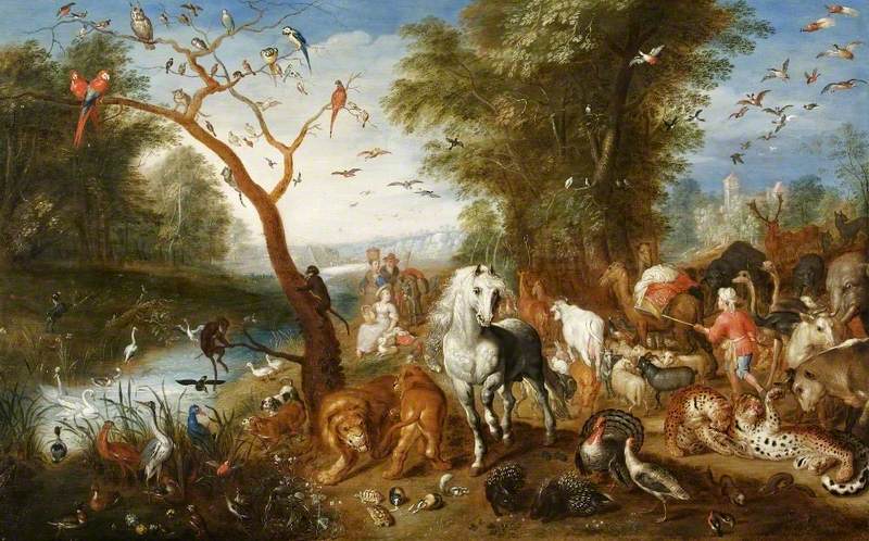Landscape with the Animals Entering the Ark