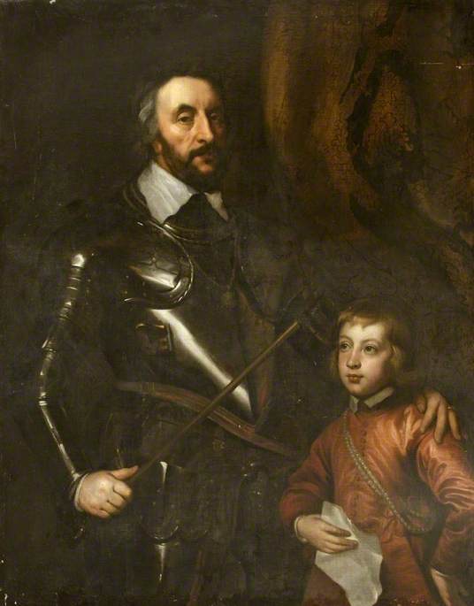 Thomas Howard (1585–1646), 21st Earl of Arundel, 4th Earl of Surrey and 1st Earl of Norfolk, with His Son