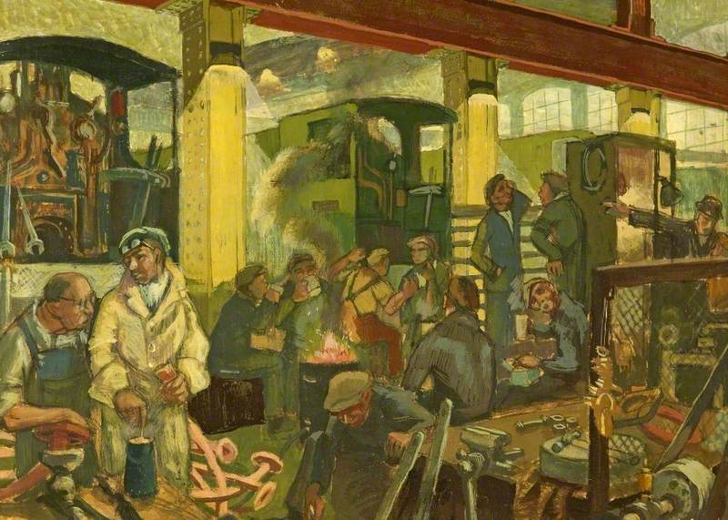 Scene in Great Western Railway Factory