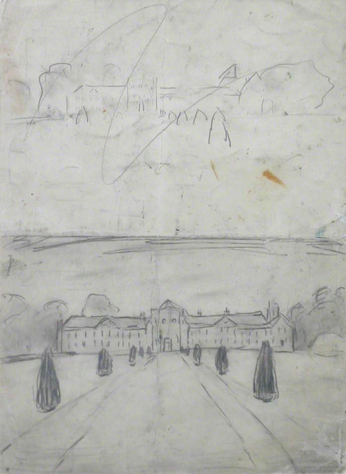 Sketch of Stately Home