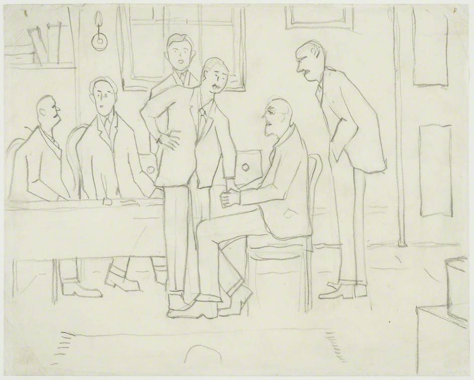 Board Room Scene | Art UK