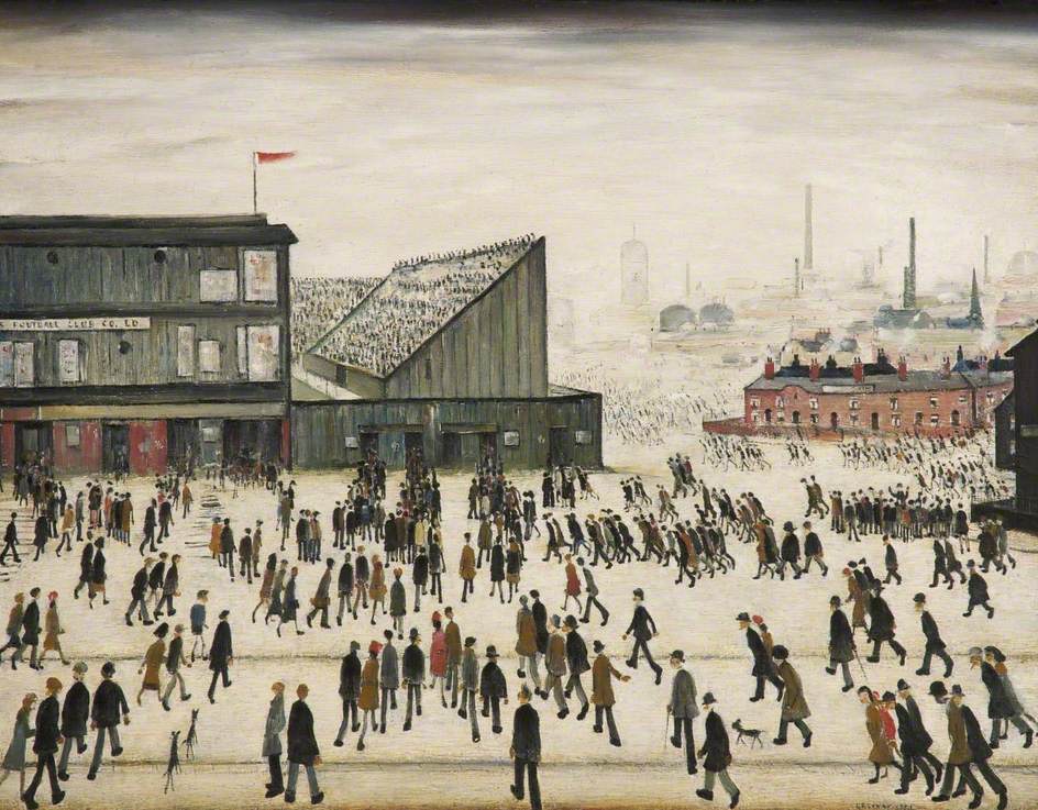 Football in Art Going to the Match Laurence Stephen Lowy