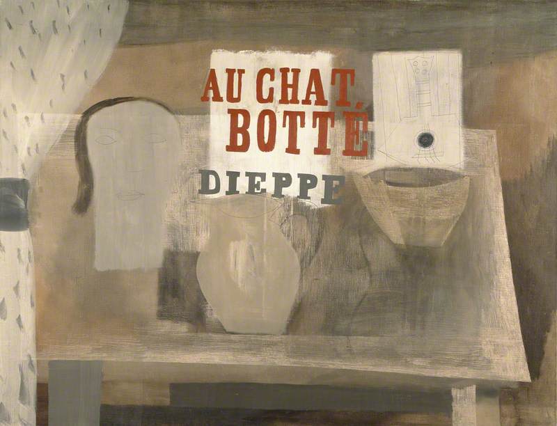 1932 Au Chat Botte Art Uk