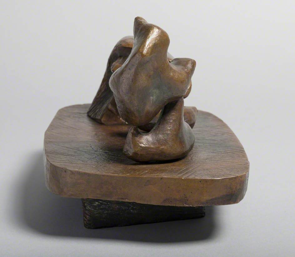 Two Piece Reclining Figure: Maquette No. 6
