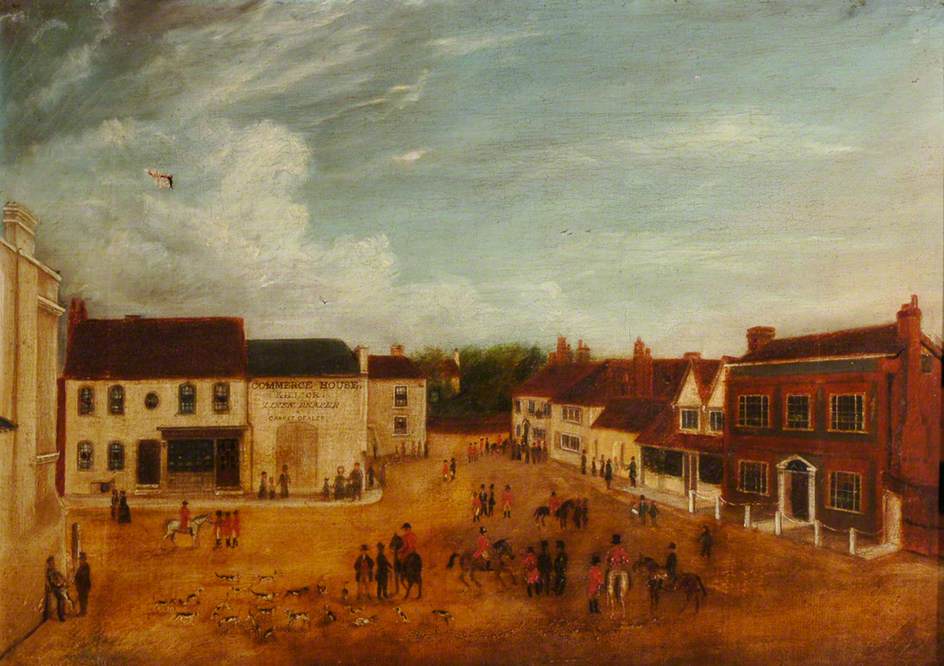 Bishop's Waltham Square, after the Removal of the Old Market House