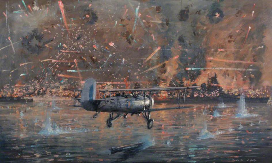 Taranto Harbour, Swordfish from 'Illustrious' Cripple the Italian Fleet, 11 November 1940