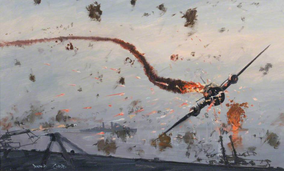 Japanese Kamikaze Suicide Attacks on Ships