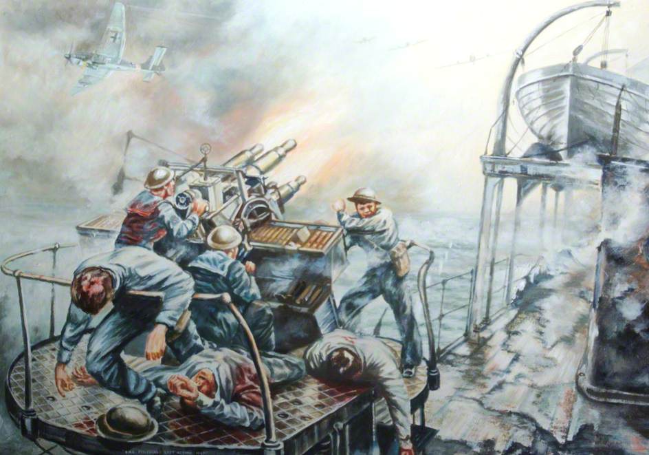 Attack on 'HMS Foylebank'