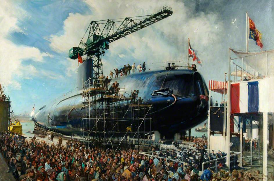 The Launch of HMS 'Dreadnought'