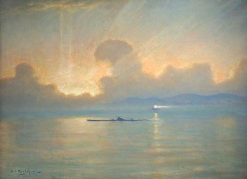 U-Boat at Sunset