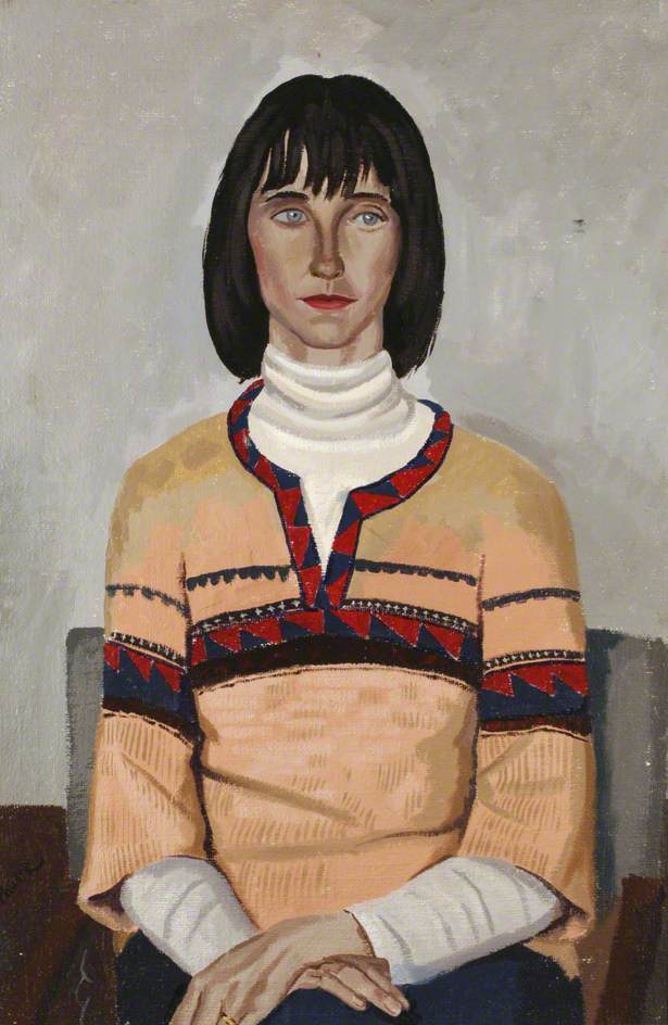 Lady in a Sawtooth Jumper