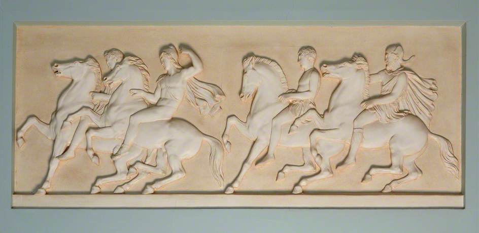 Four Men on Horseback*
