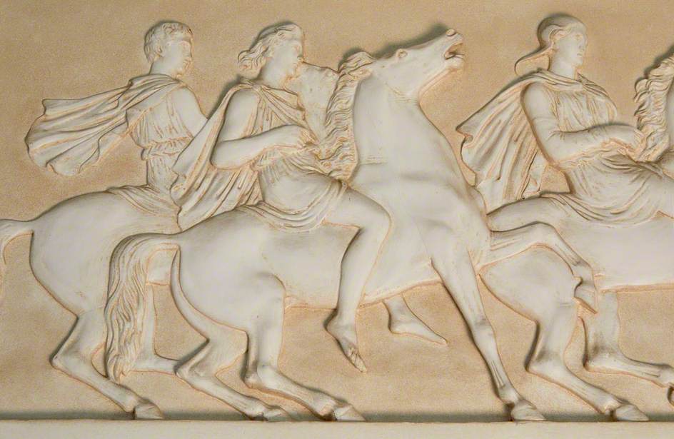 Five Men on Horseback*