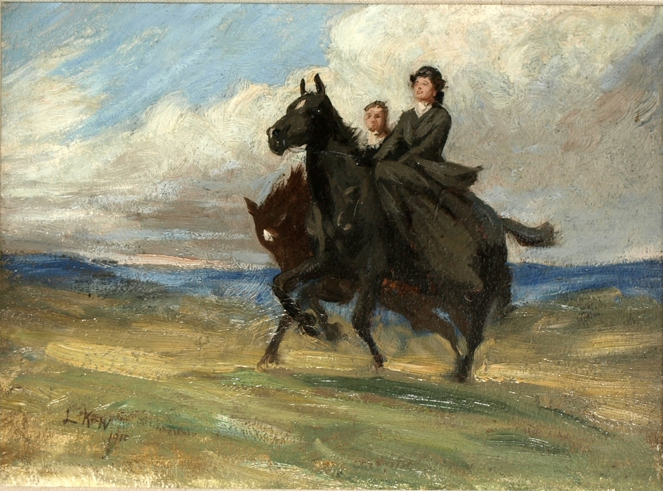 Study for 'The Riders'