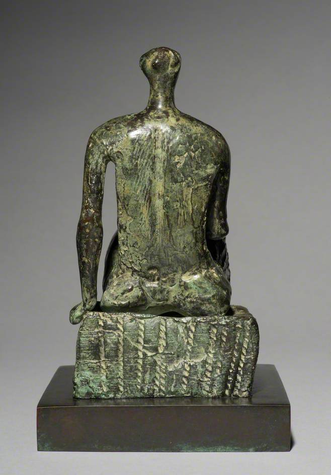 Maquette for Seated Woman