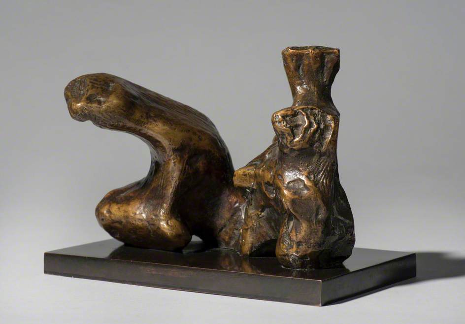 Maquette for Two-Piece Reclining Figure No. 1