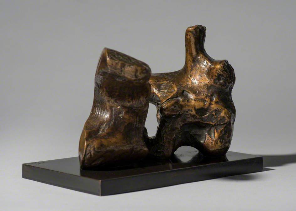 Maquette for Two-Piece Reclining Figure No. 1