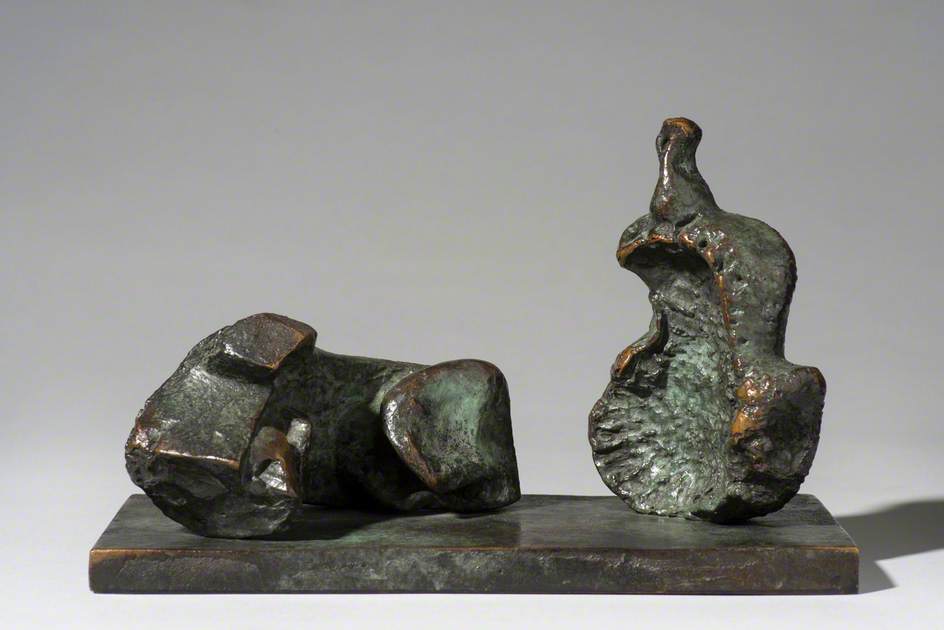 Two-Piece Reclining Figure: Maquette No. 2