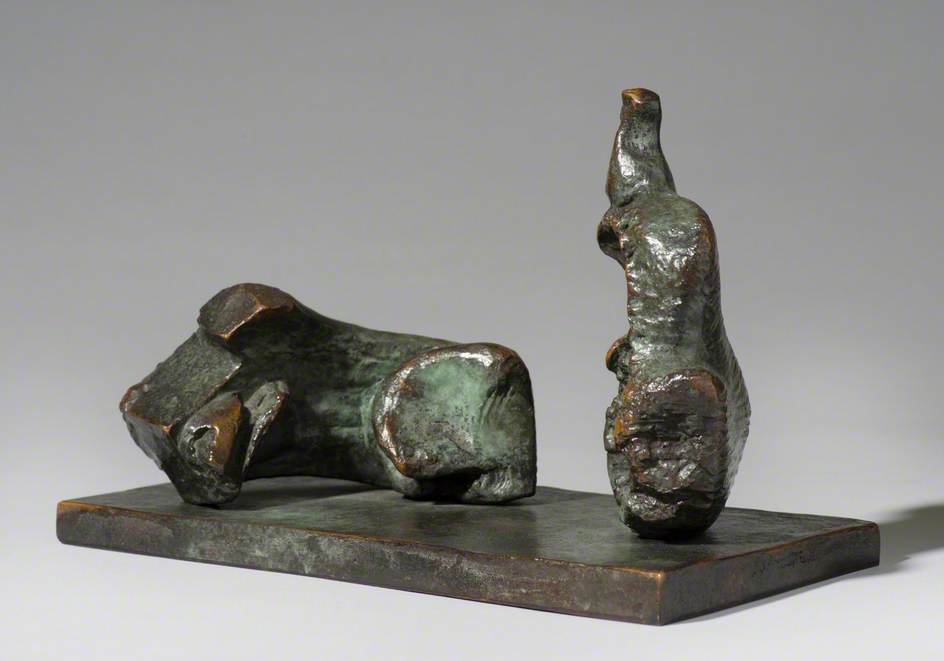 Two-Piece Reclining Figure: Maquette No. 2