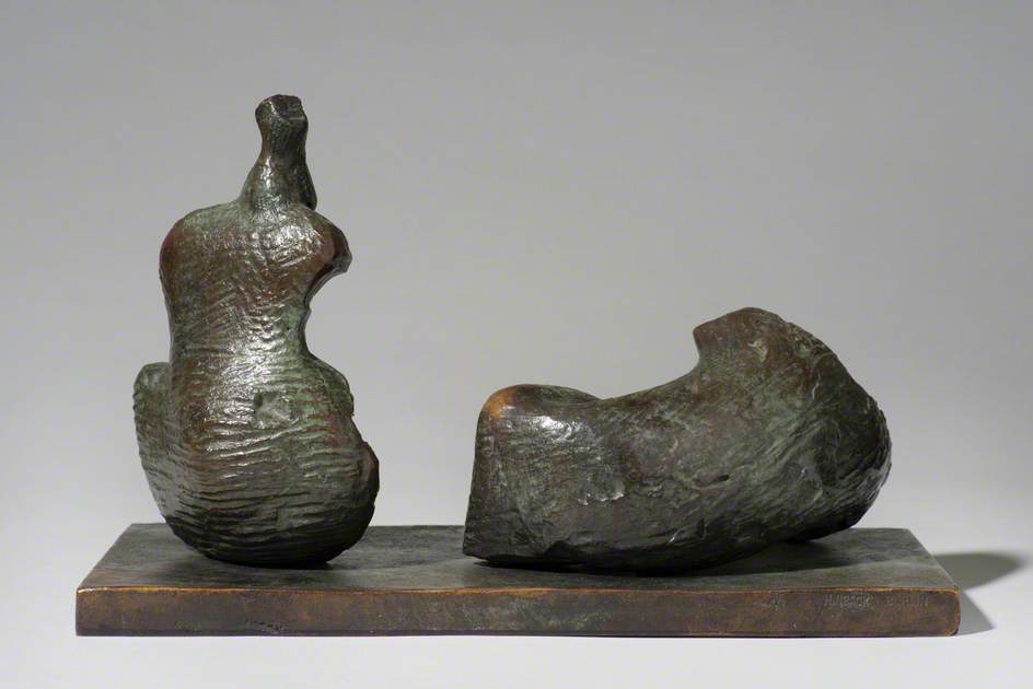 Two-Piece Reclining Figure: Maquette No. 2