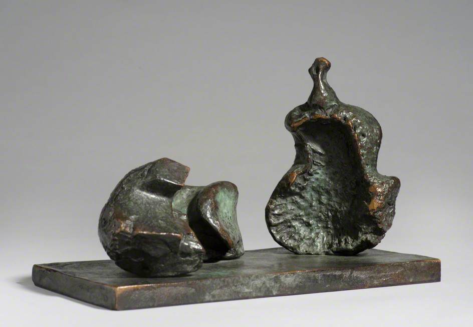 Two-Piece Reclining Figure: Maquette No. 2