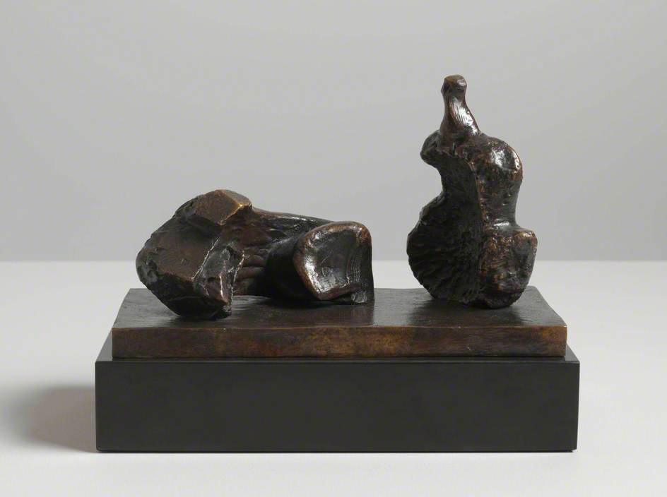 Two-Piece Reclining Figure: Maquette No. 2