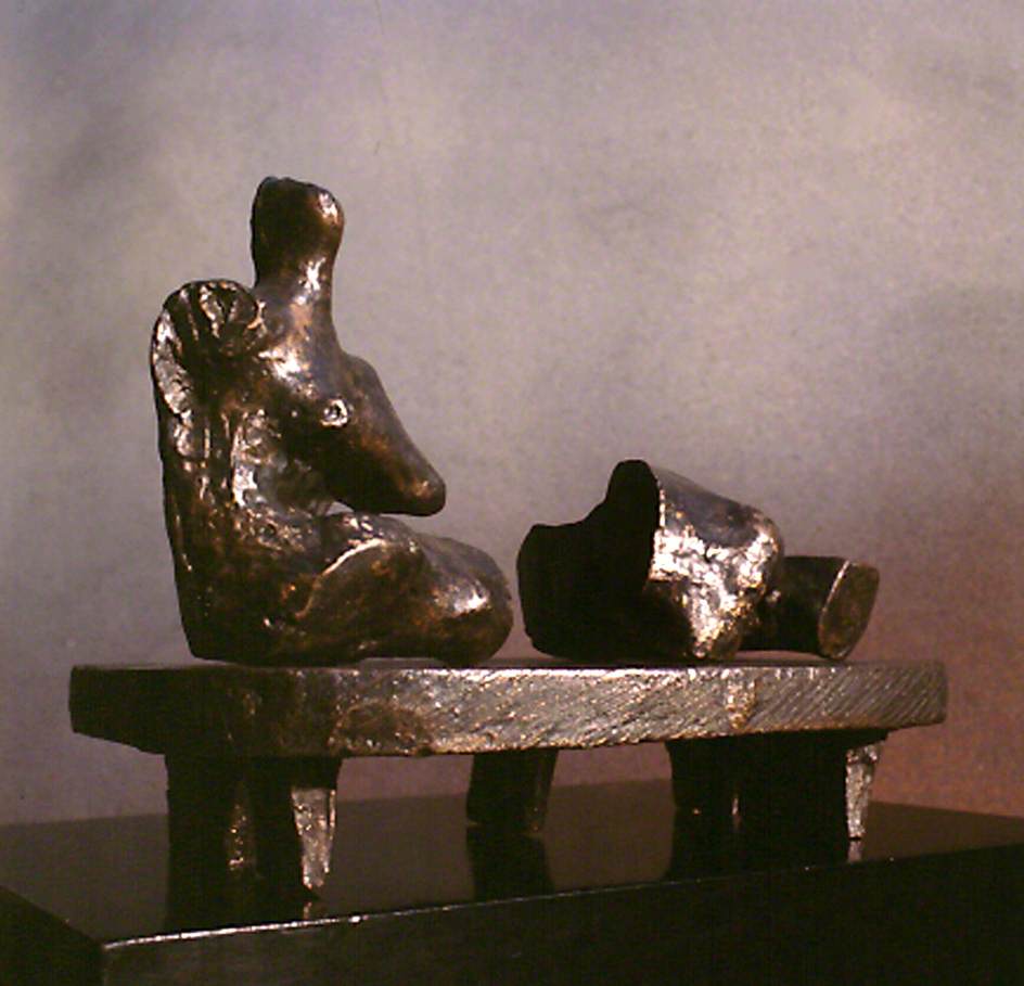 Two-Piece Reclining Figure: Maquette No. 8