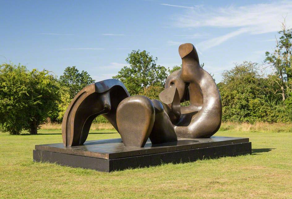 Three-Piece Reclining Figure: Draped