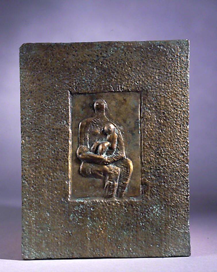 Relief: Seated Mother and Child