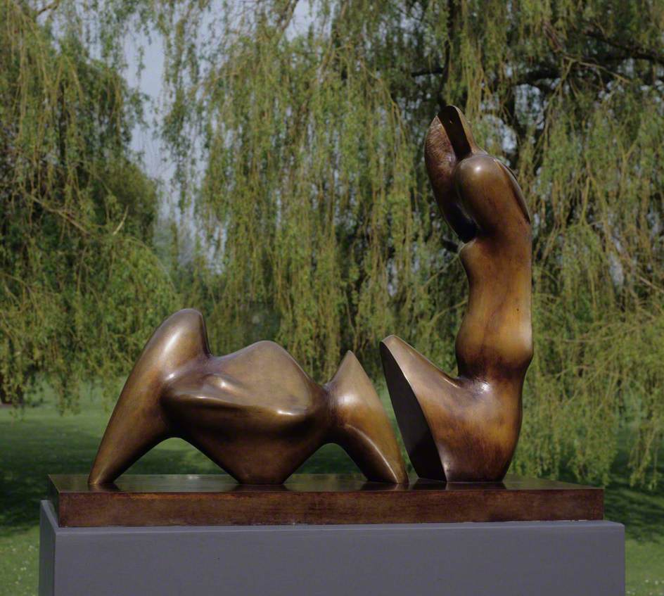 Working Model for Two-Piece Reclining Figure: Cut