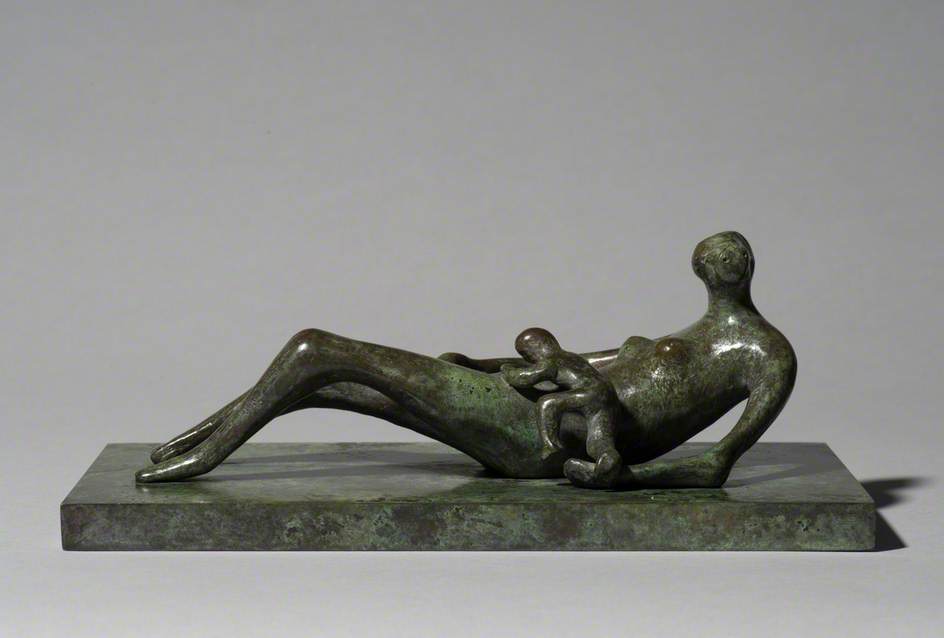 Reclining Mother and Child II