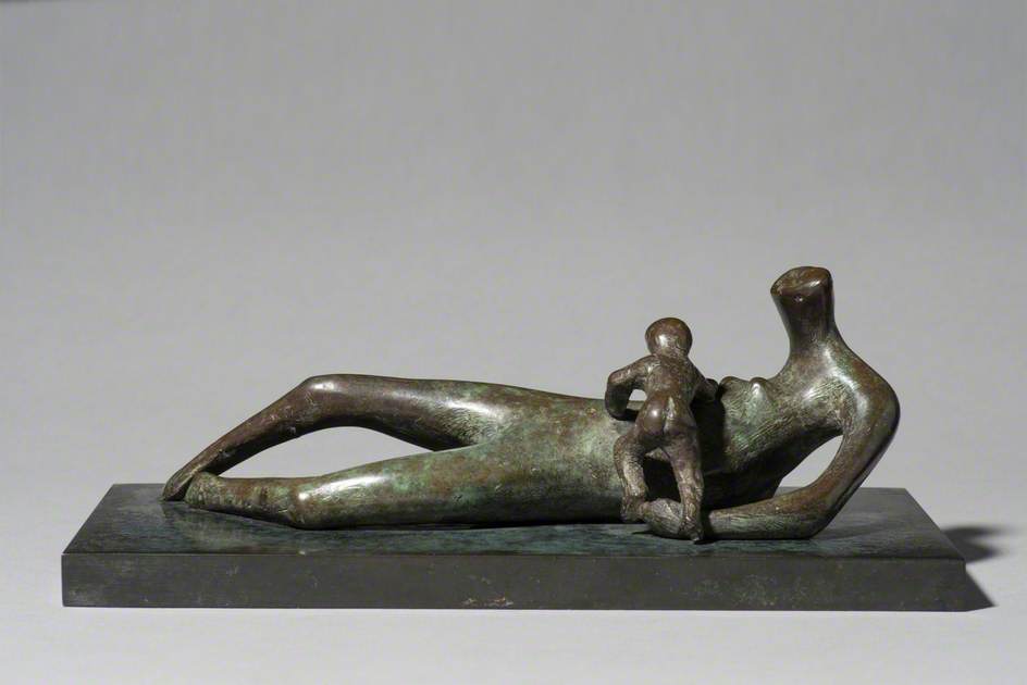 Reclining Mother and Child IV