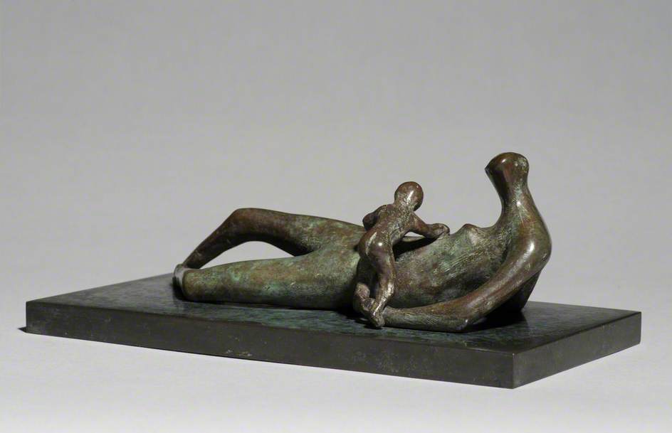 Reclining Mother and Child IV