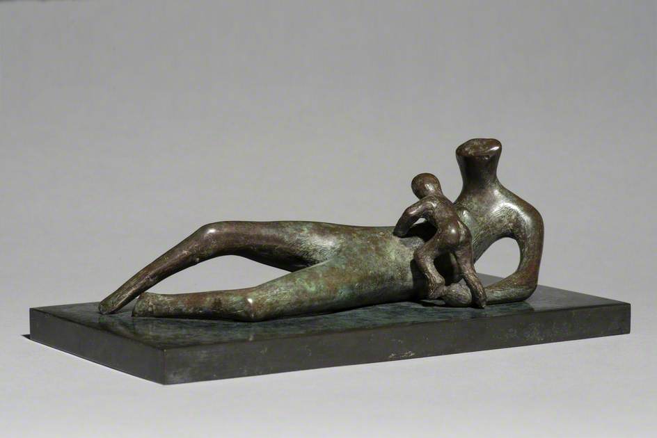 Reclining Mother and Child IV