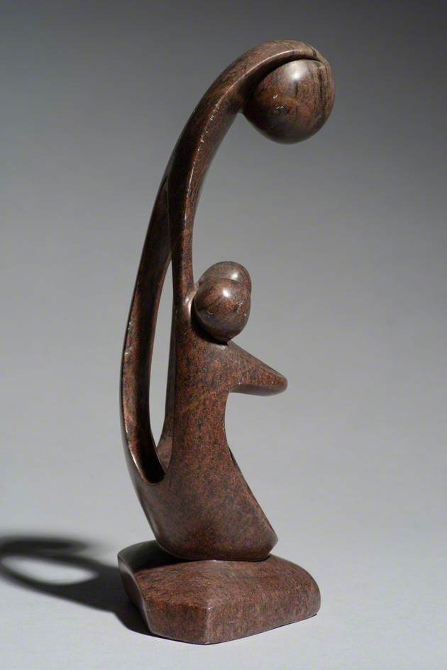 Shona Sculpture of a Mother and Her Two Children | Art UK